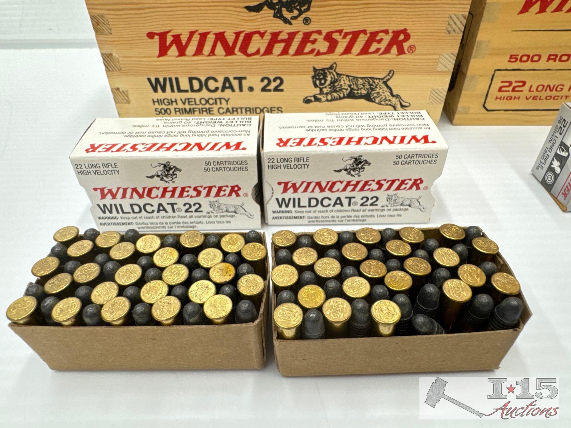 NEW!!! (1000) Rounds of Winchester .22 & .22lr Ammo