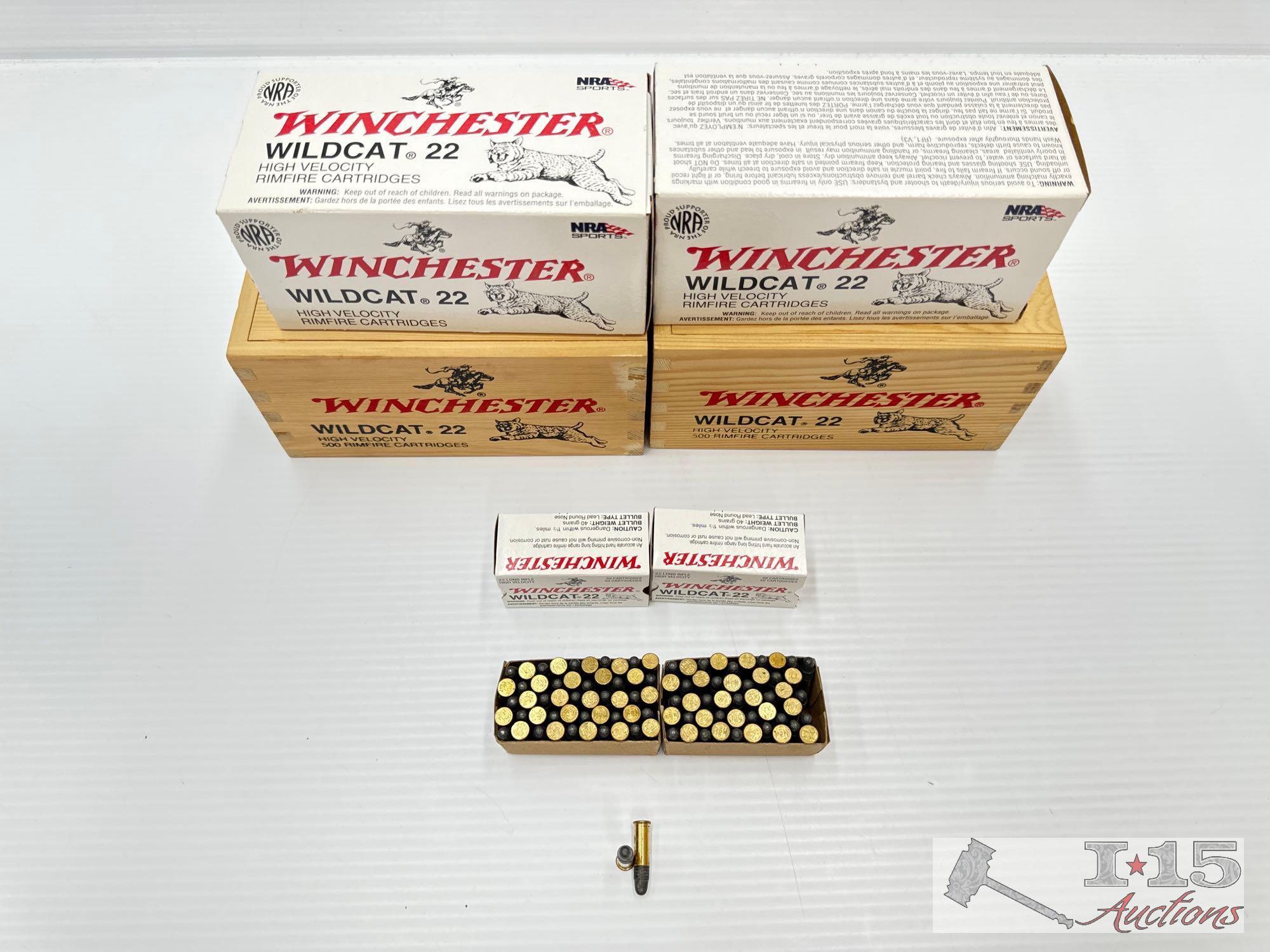 NEW!!! (1000) Rounds of Winchester .22 Ammo