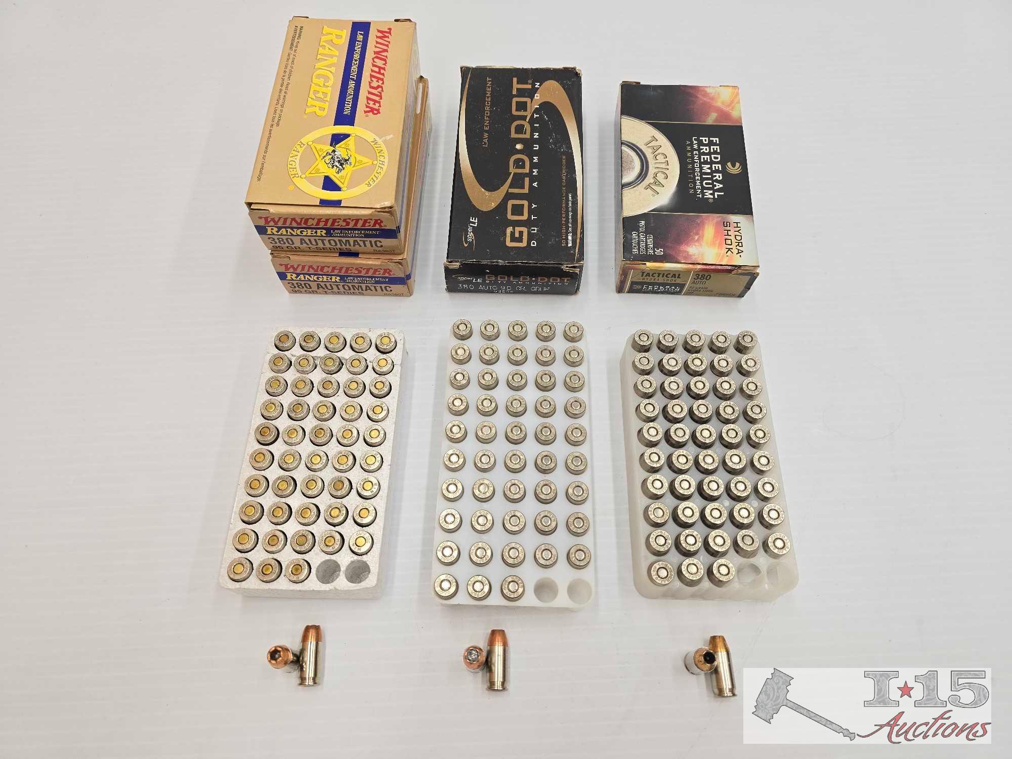 Approx. (200) Rounds of .380 Ammo