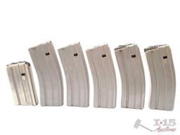 (6) AR-15 Magazines