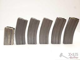 (6) AR-15 Magazines
