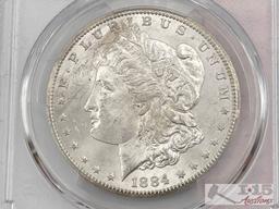 1884-CC Morgan Silver Dollar