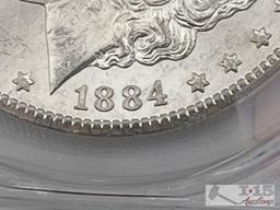 1884-CC Morgan Silver Dollar
