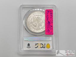 1884-CC Morgan Silver Dollar