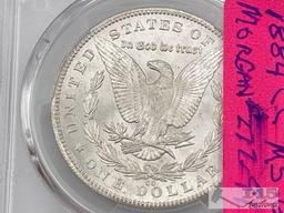 1884-CC Morgan Silver Dollar