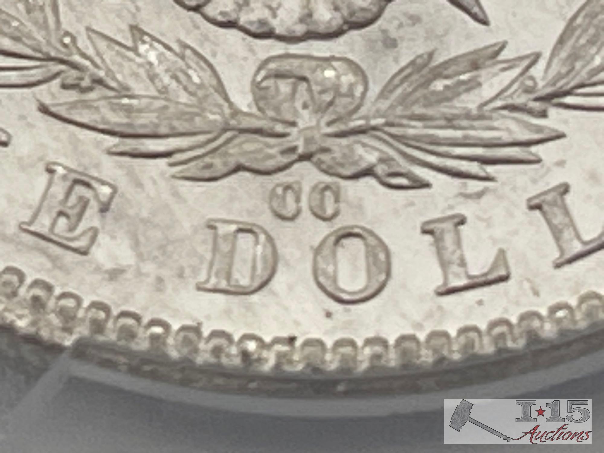 1884-CC Morgan Silver Dollar