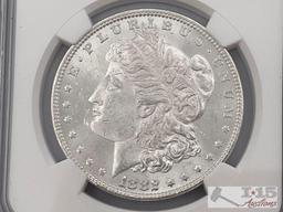 1882-P & 1883-O Morgan Silver Dollar