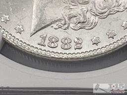 1882-P & 1883-O Morgan Silver Dollar