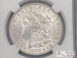 1882-P & 1883-O Morgan Silver Dollar