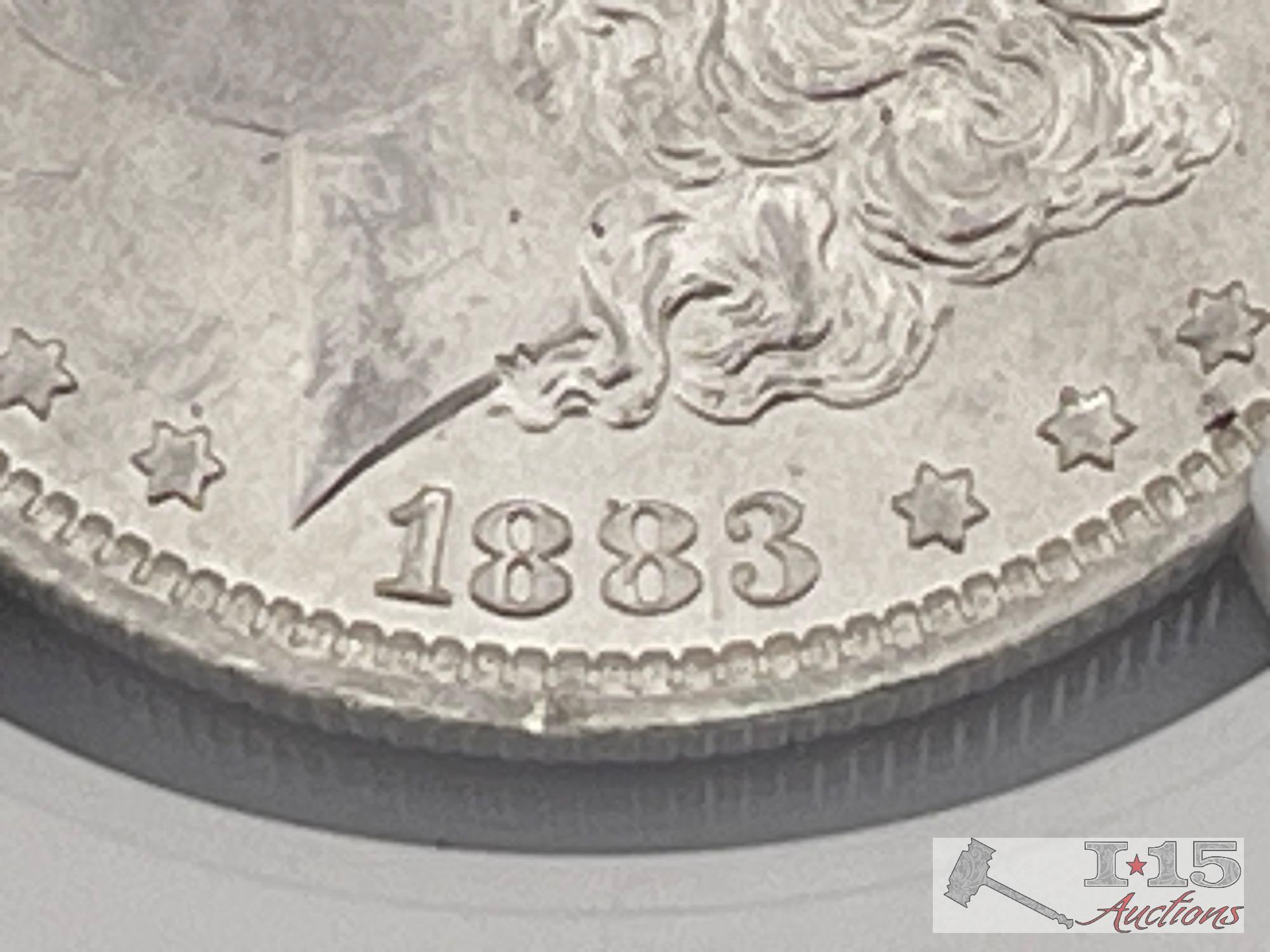 1882-P & 1883-O Morgan Silver Dollar