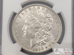 1896-P & 1888-P Morgan Silver Dollar