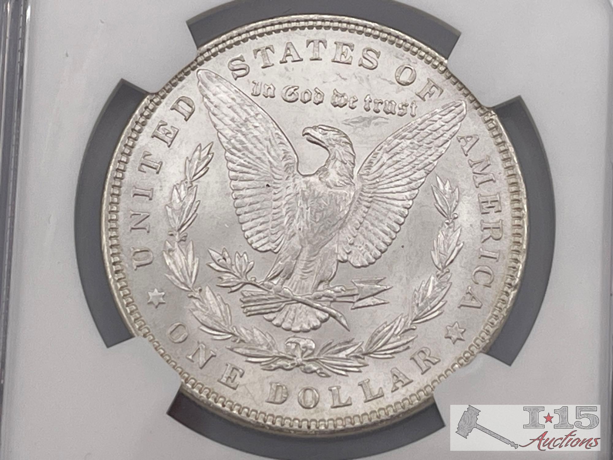 1896-P & 1888-P Morgan Silver Dollar