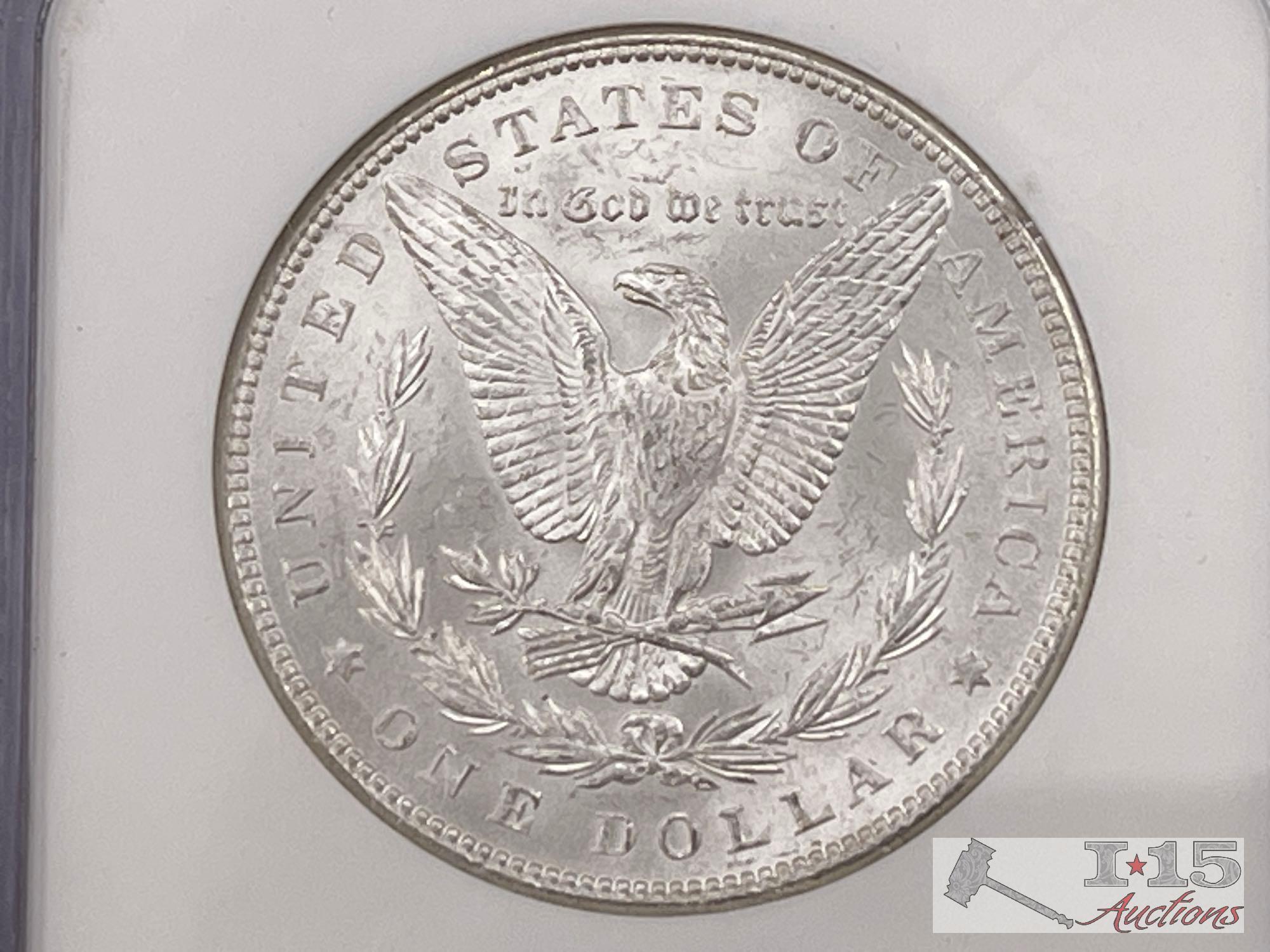 1896-P & 1888-P Morgan Silver Dollar