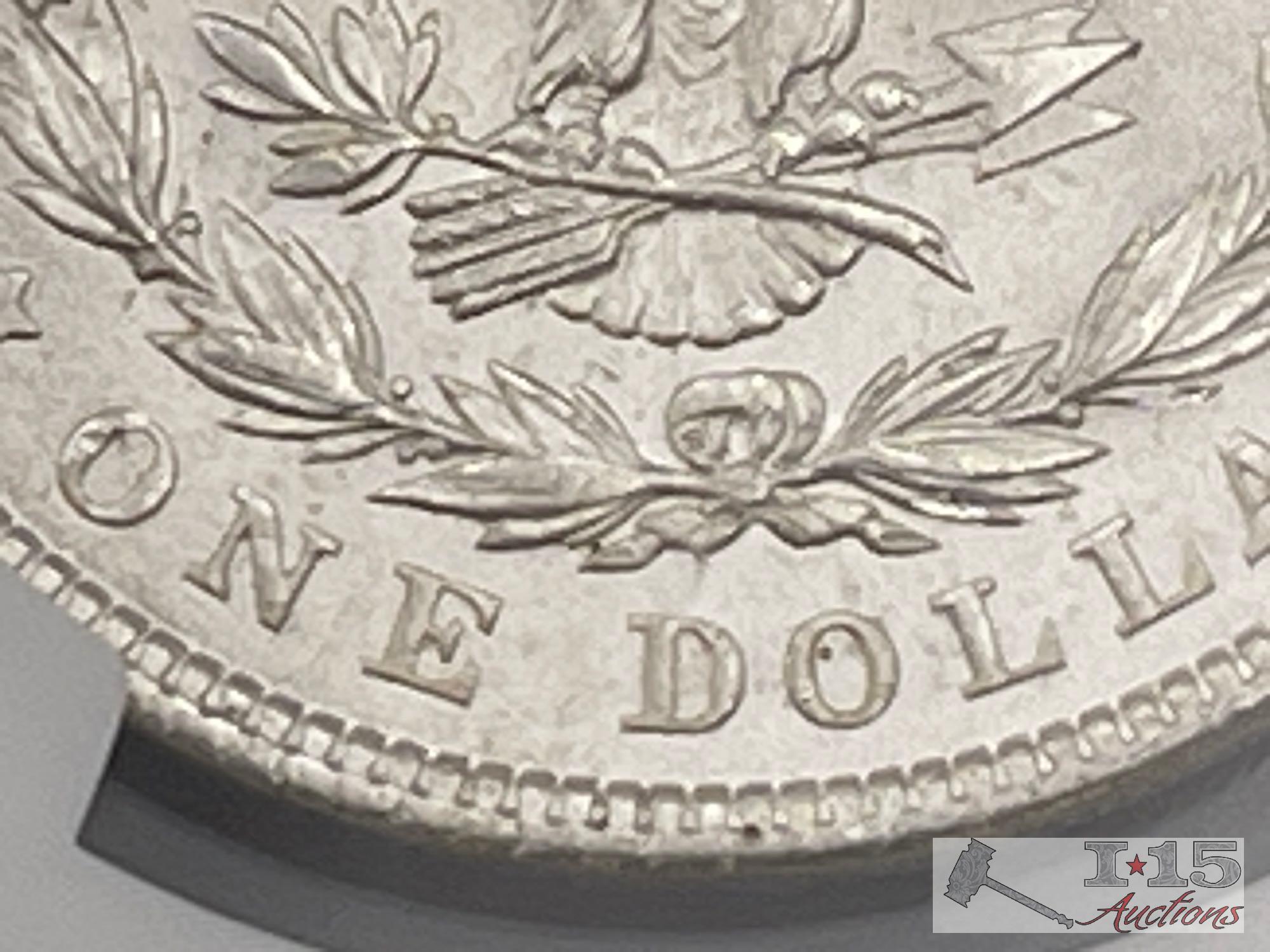 (2) 1921-P Morgan Silver Dollars