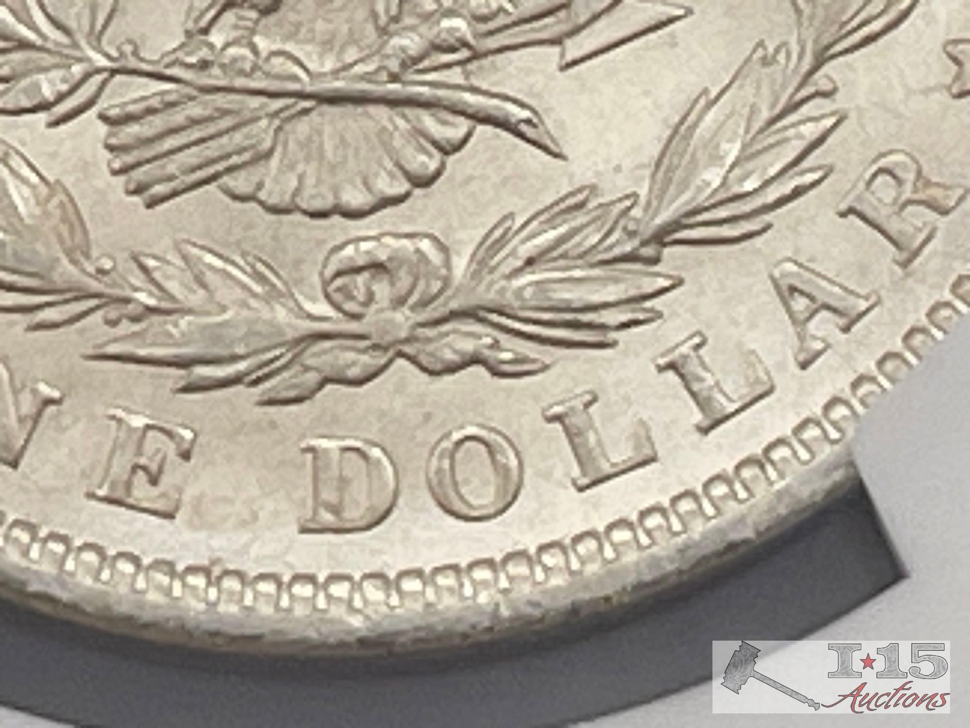 (2) 1921-P Morgan Silver Dollars