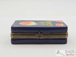 Honey Maid Crackers Nabisco PHB Collection Porcelain Hinged Box with Cracker Trinket