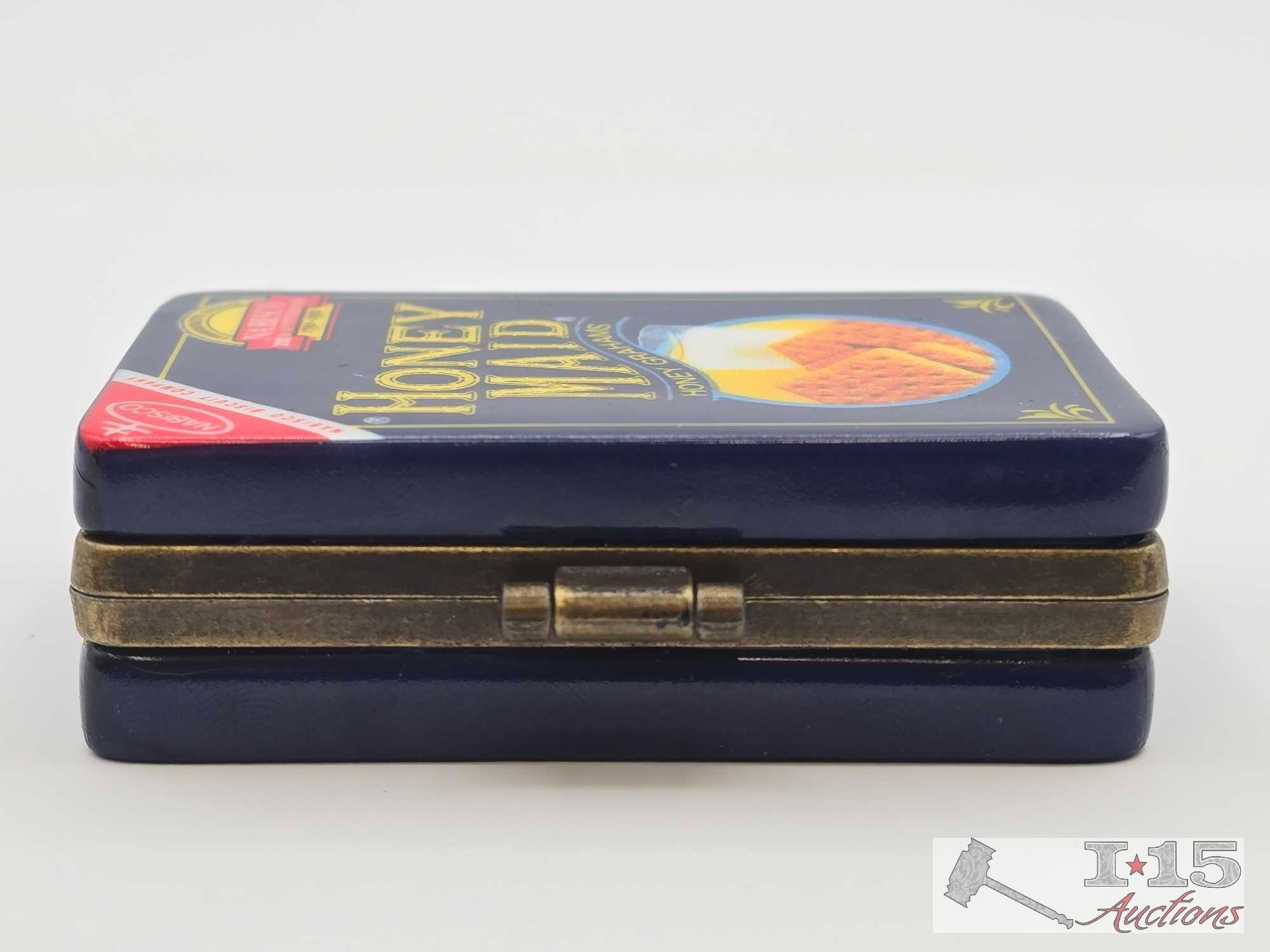 Honey Maid Crackers Nabisco PHB Collection Porcelain Hinged Box with Cracker Trinket