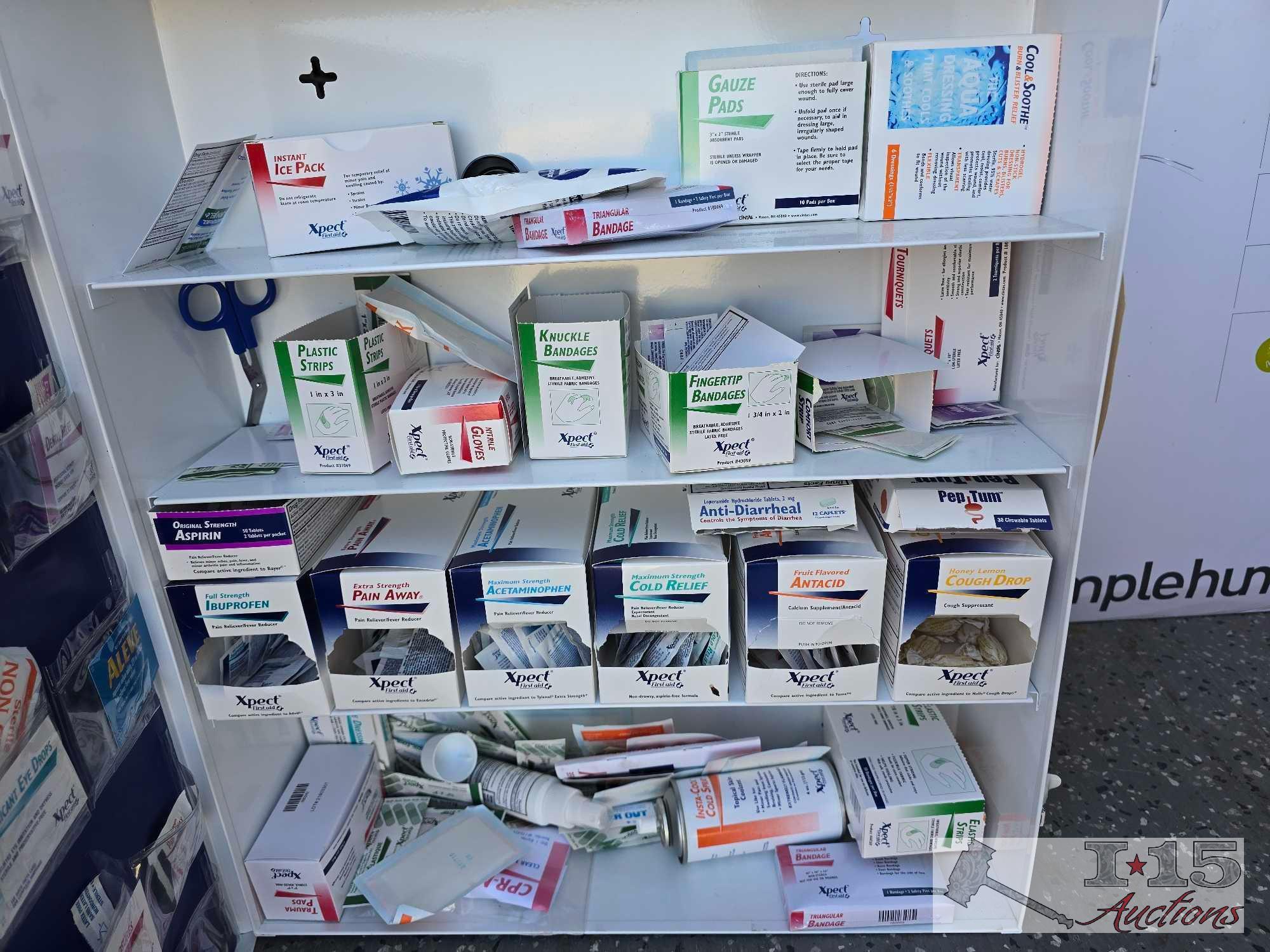 Cintas First Aid Center and Defibrillator Wall Boxes