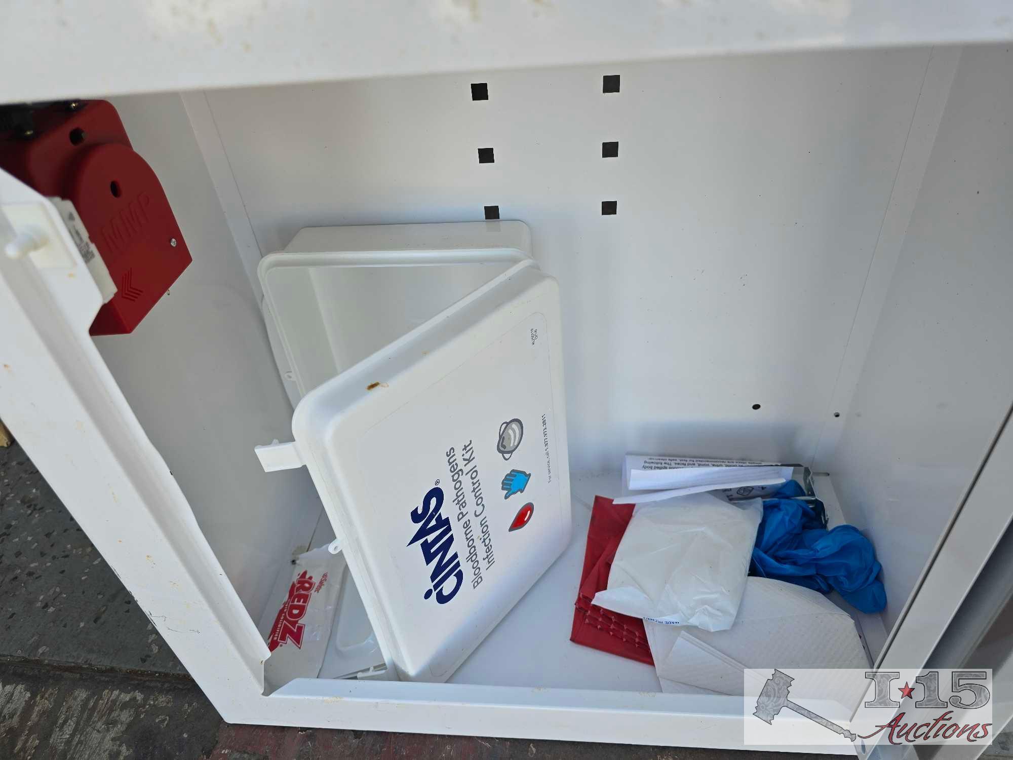 Cintas First Aid Center and Defibrillator Wall Boxes