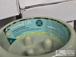 (8) Enriched Life Forage Bowls