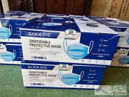 (20) Boxes Kooline 3Ply Disposable Protective Masks