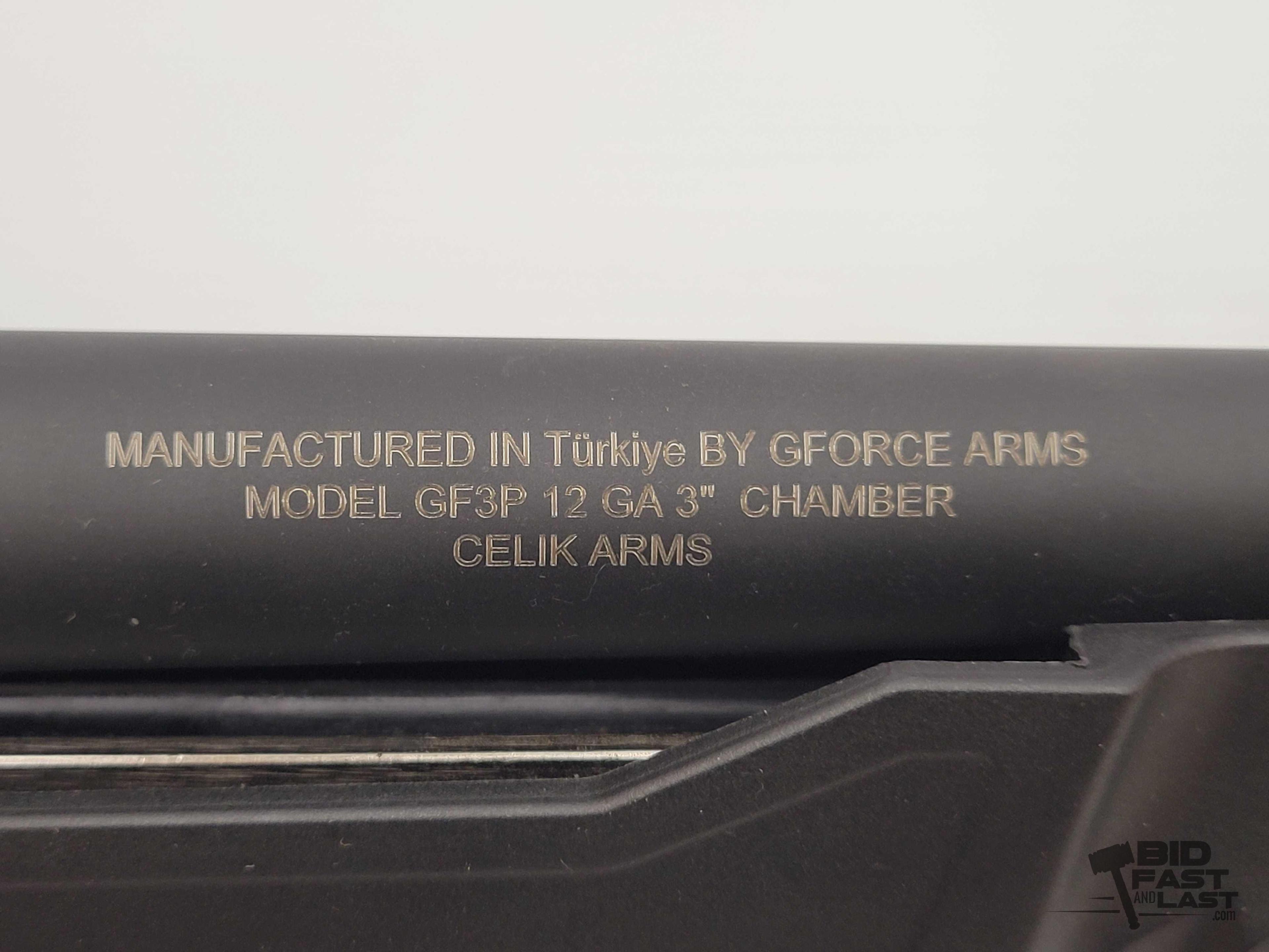 GForce GF3P 12 GA Pump-Action Shotgun