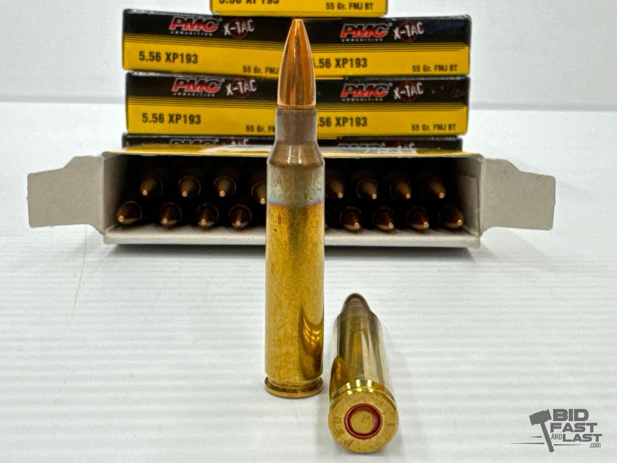 NEW!!! (160) Rounds of PMC 5.56 XP193 Ammo