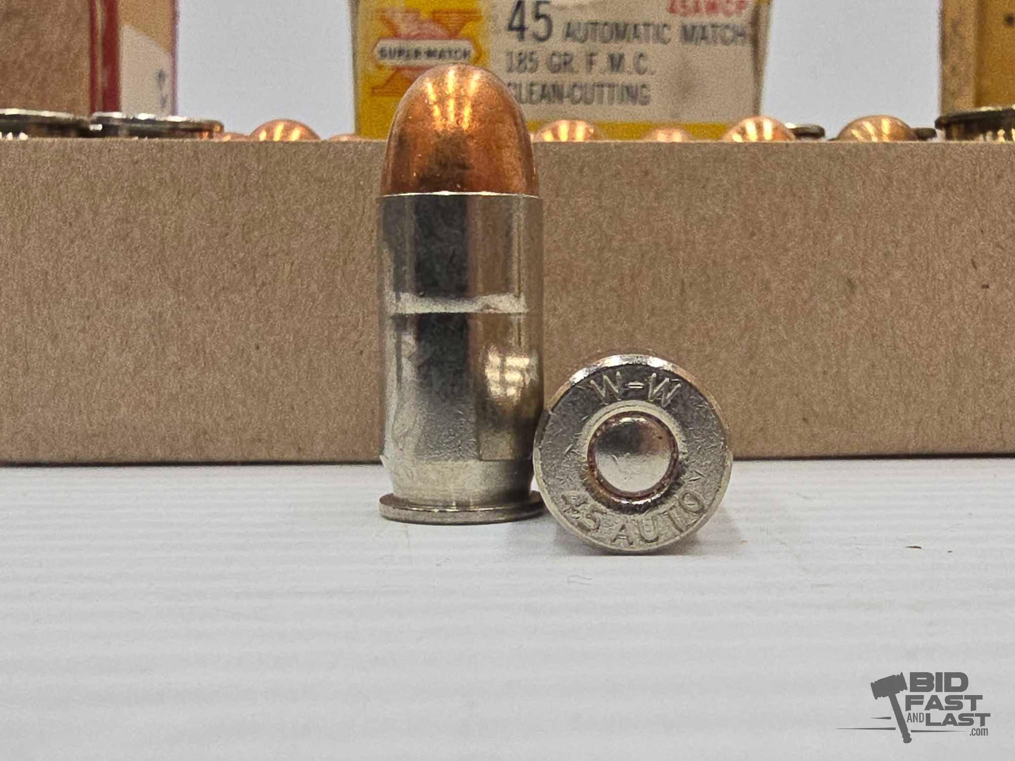 (330) Rounds of .45acp & .45auto Ammo