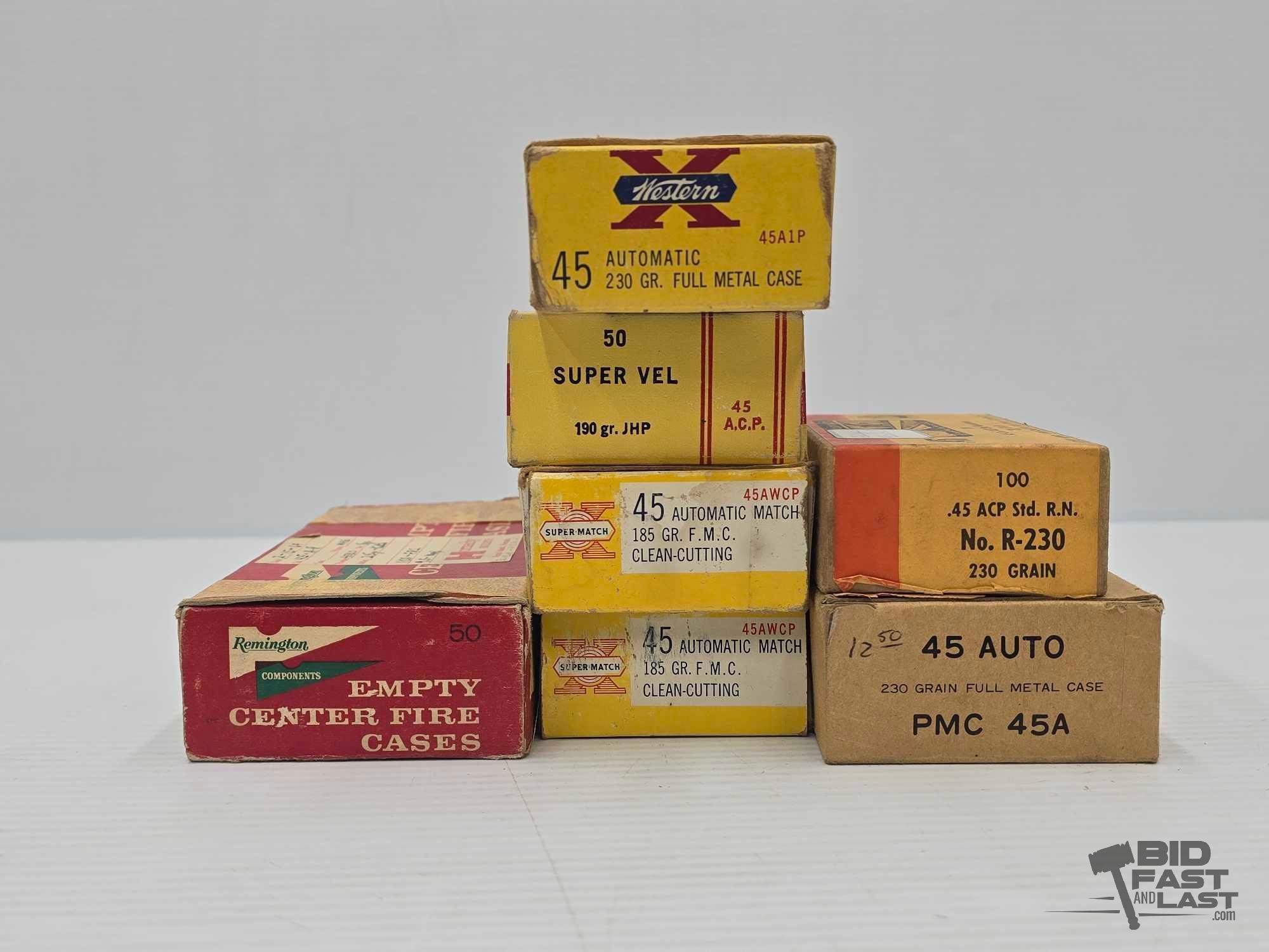 (330) Rounds of .45acp & .45auto Ammo