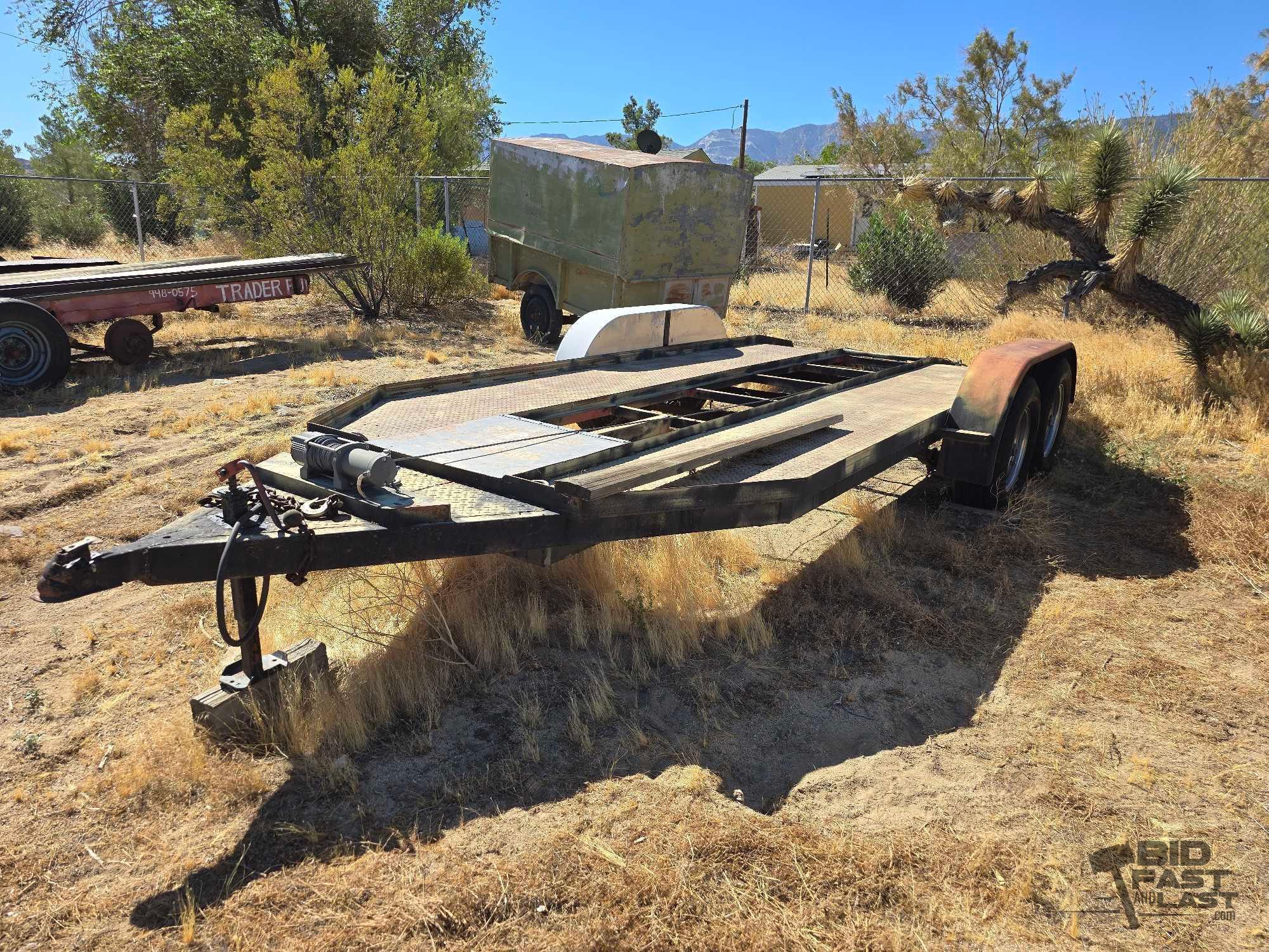 16ft 2 Axle Single Car Trailer