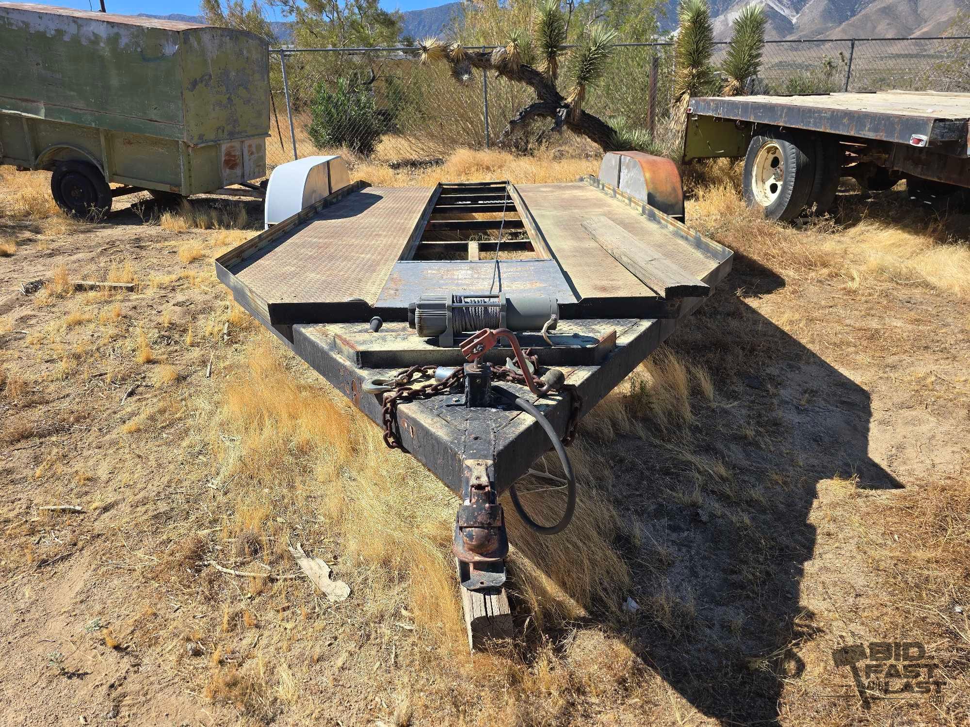 16ft 2 Axle Single Car Trailer