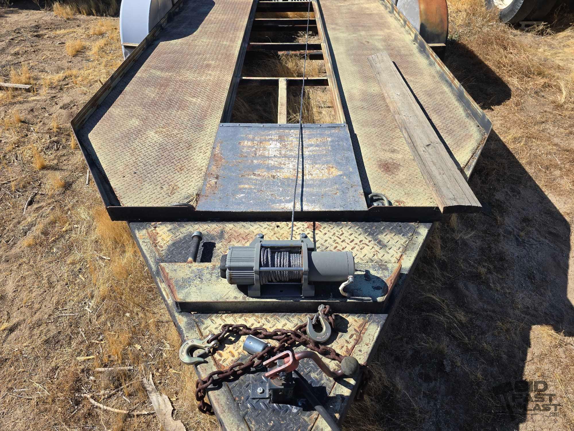 16ft 2 Axle Single Car Trailer
