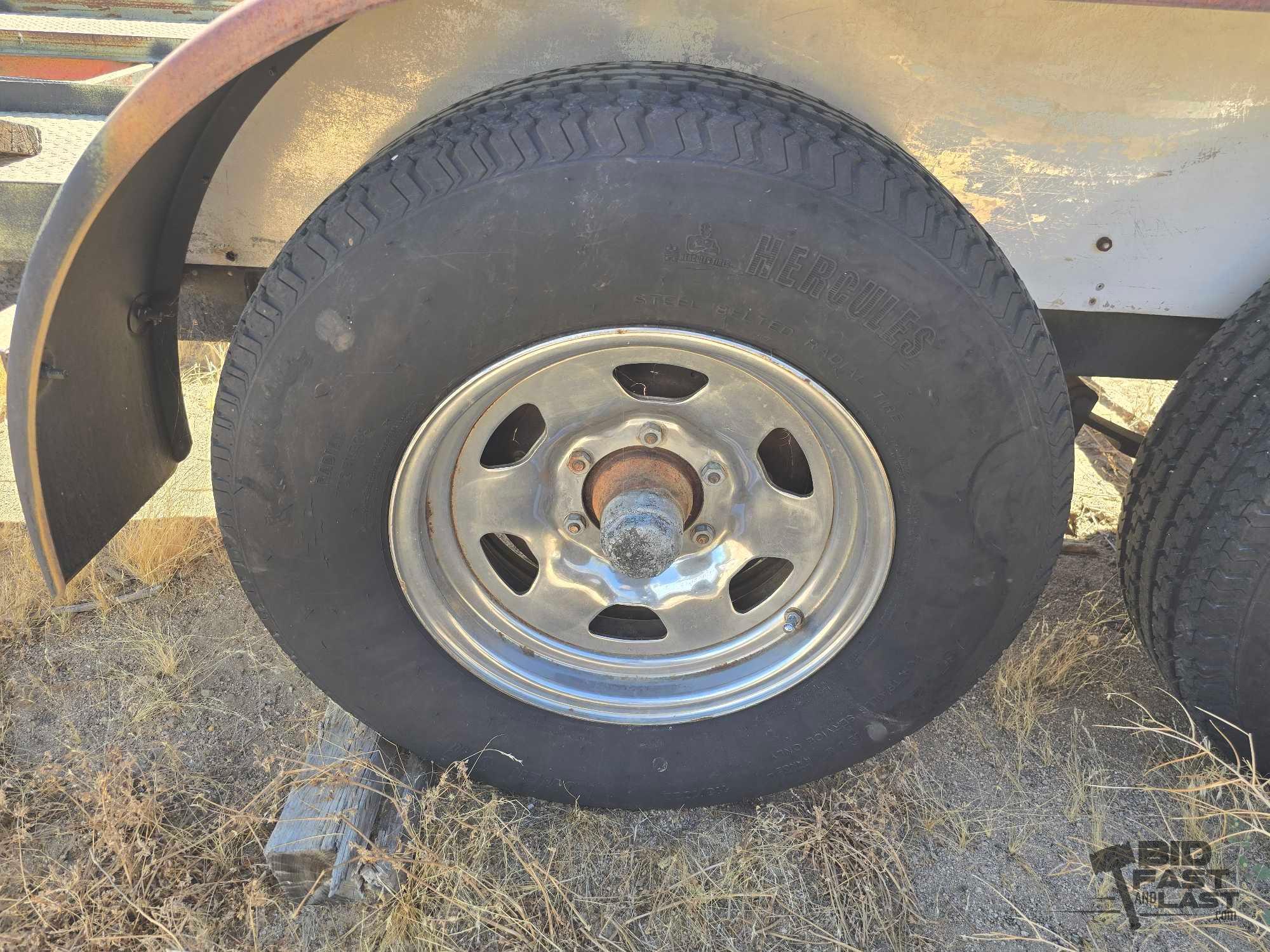 16ft 2 Axle Single Car Trailer