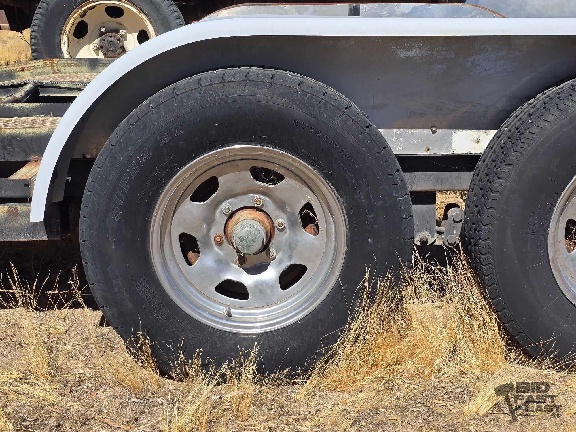 16ft 2 Axle Single Car Trailer