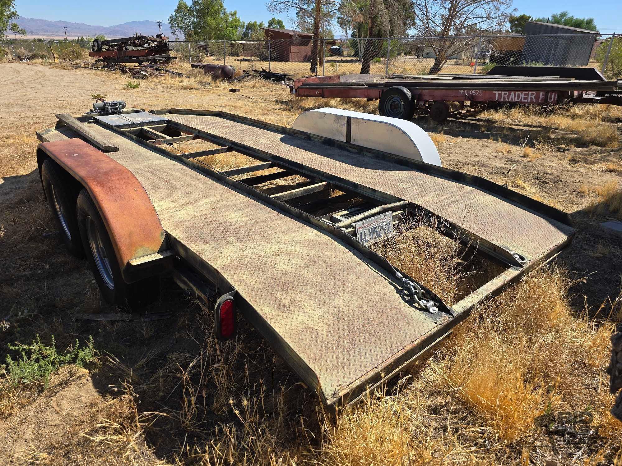 16ft 2 Axle Single Car Trailer