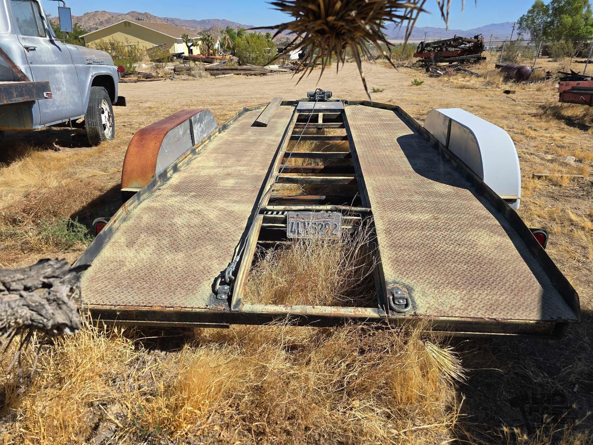 16ft 2 Axle Single Car Trailer
