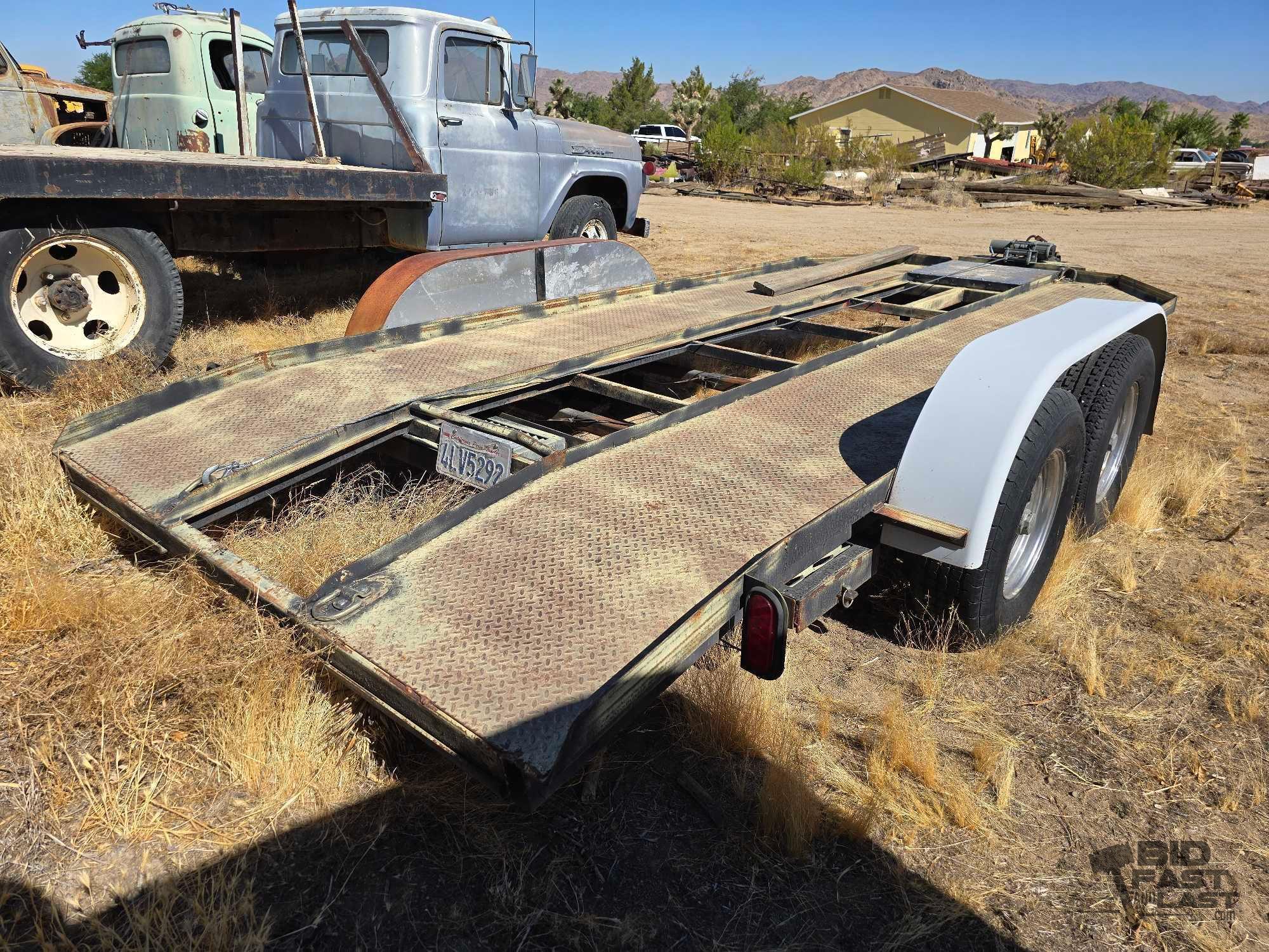 16ft 2 Axle Single Car Trailer