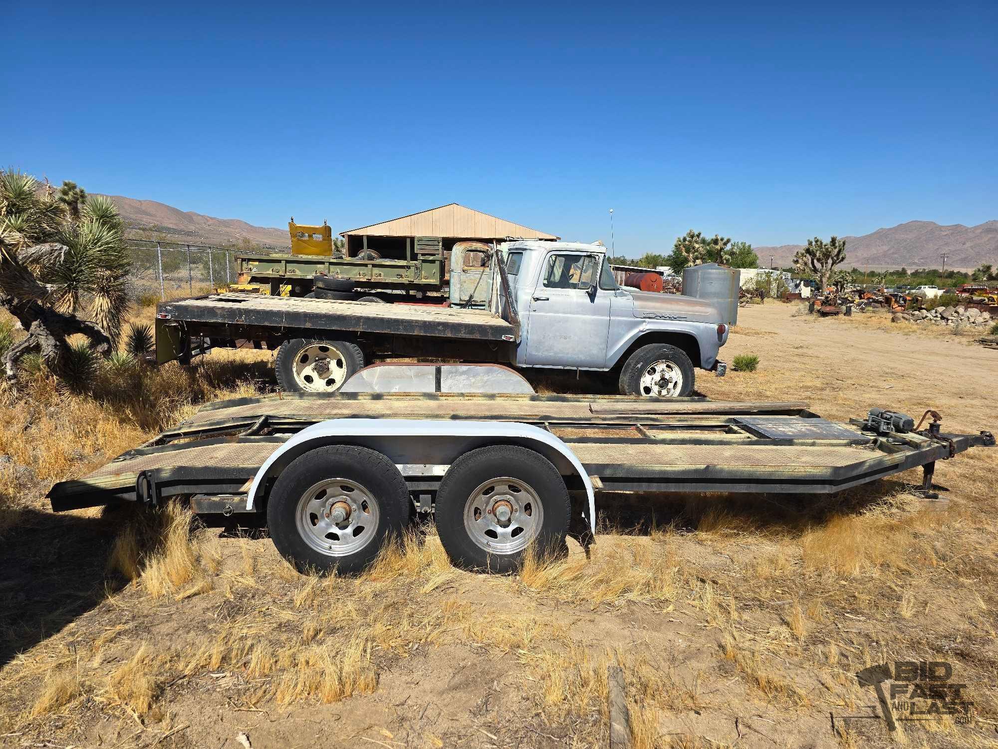 16ft 2 Axle Single Car Trailer