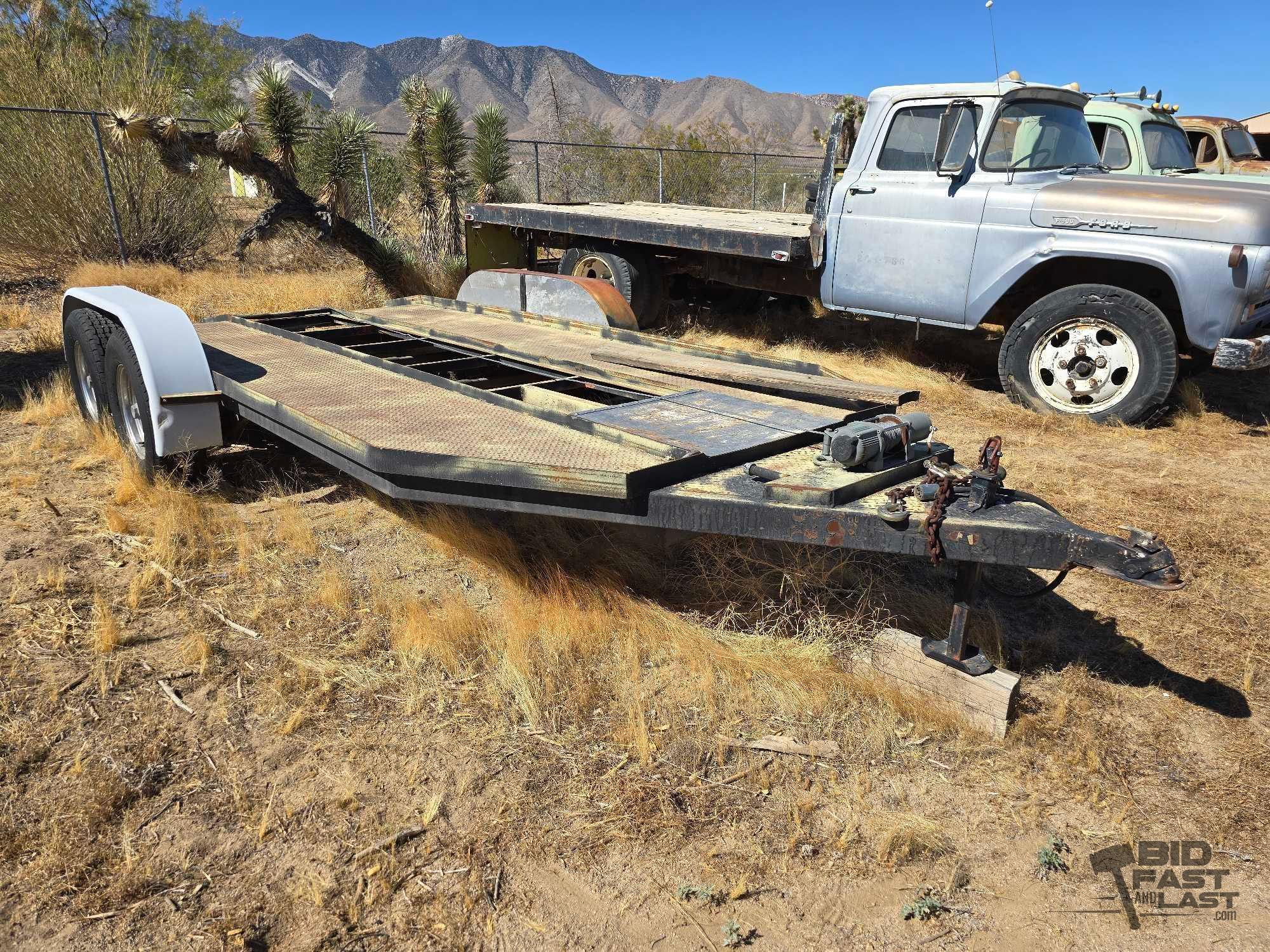 16ft 2 Axle Single Car Trailer