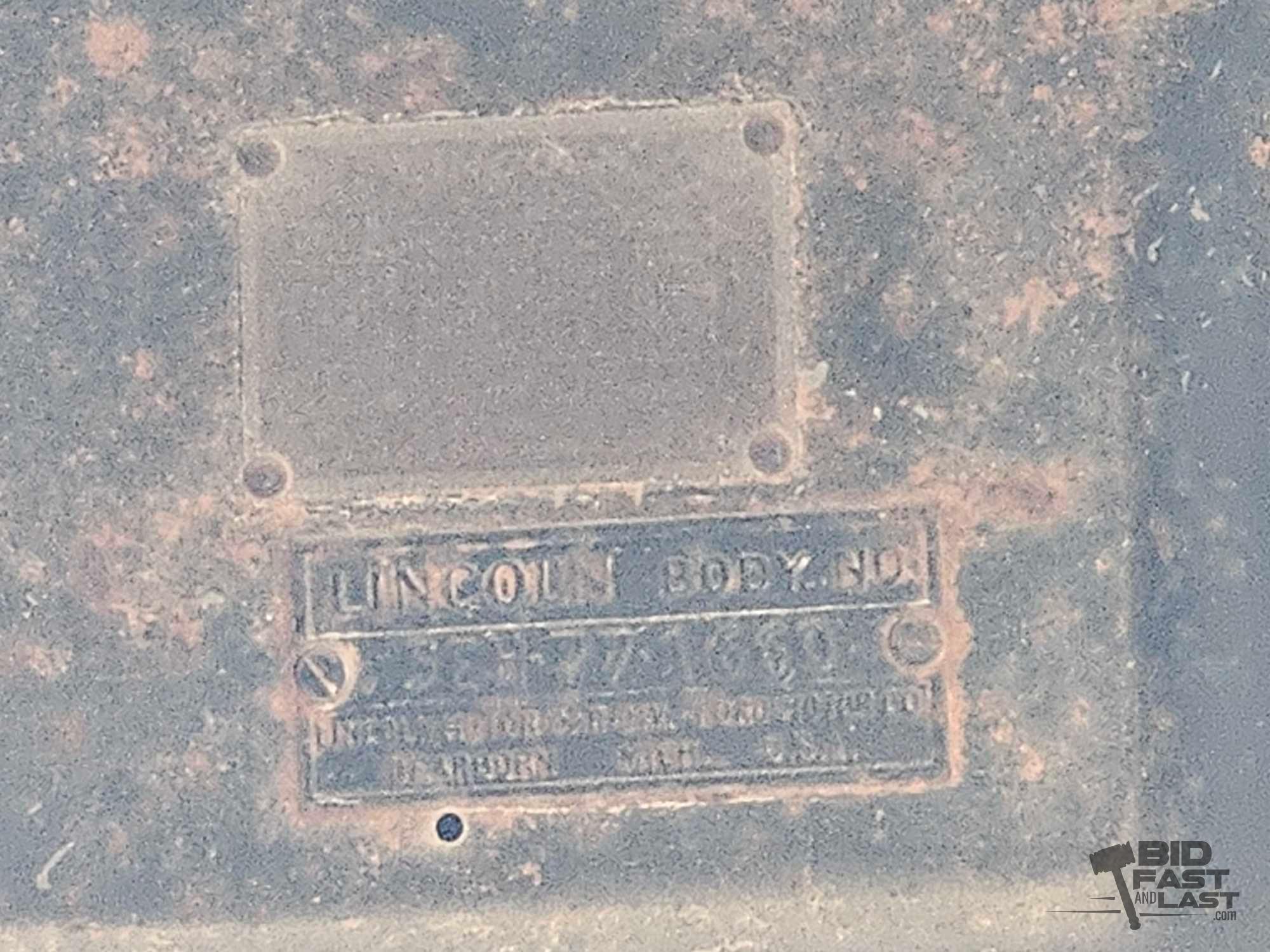 1947 Early Model Lincoln
