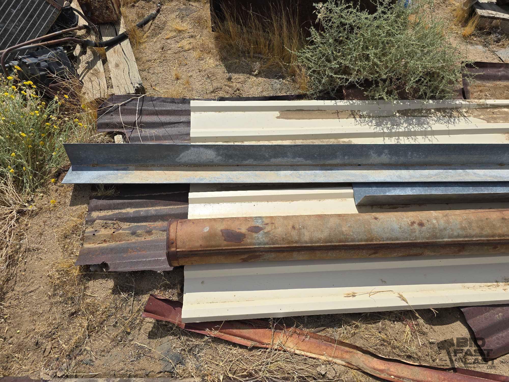 Corrugated Sheet Metal Pipe and Wheel