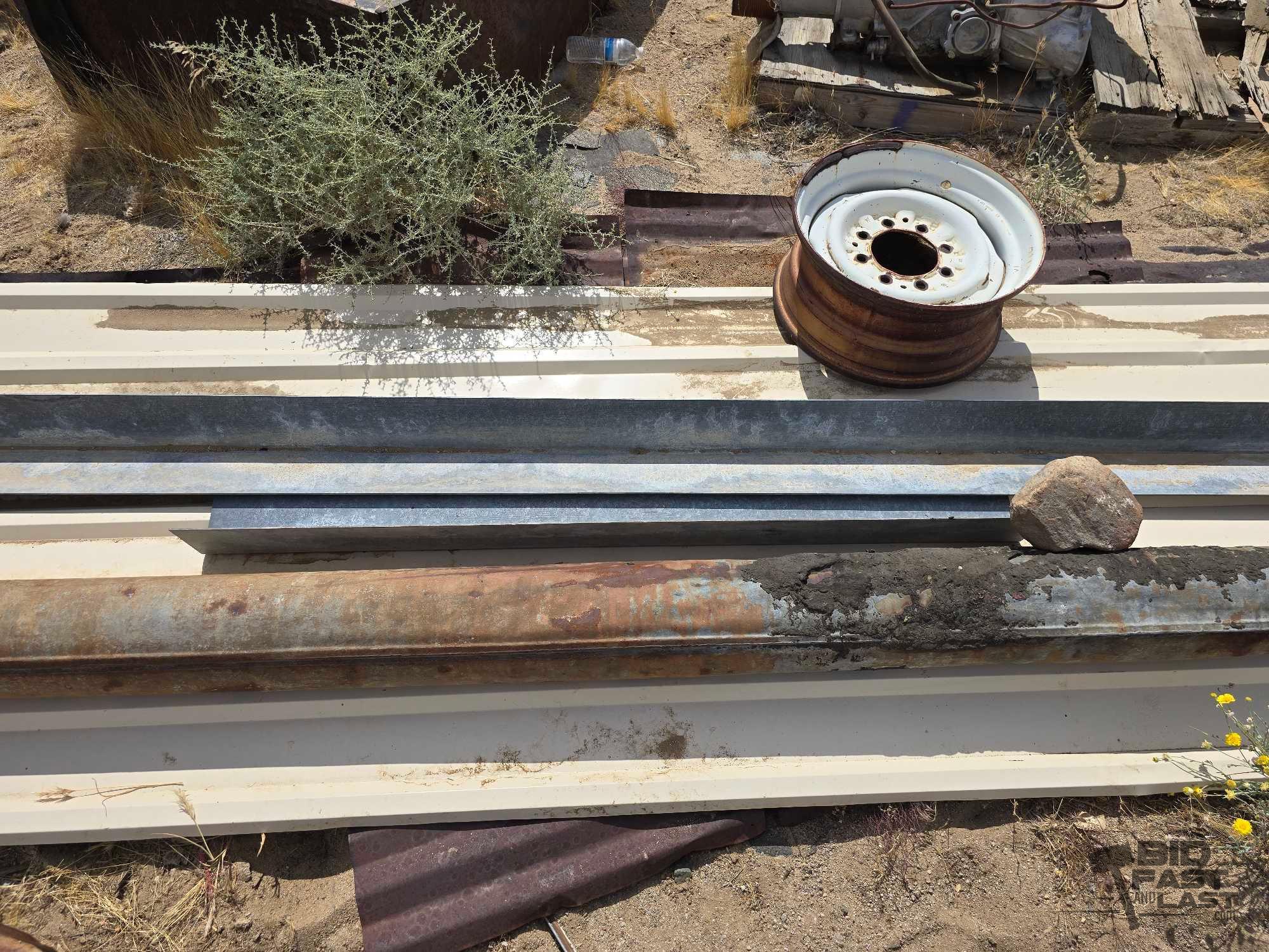 Corrugated Sheet Metal Pipe and Wheel