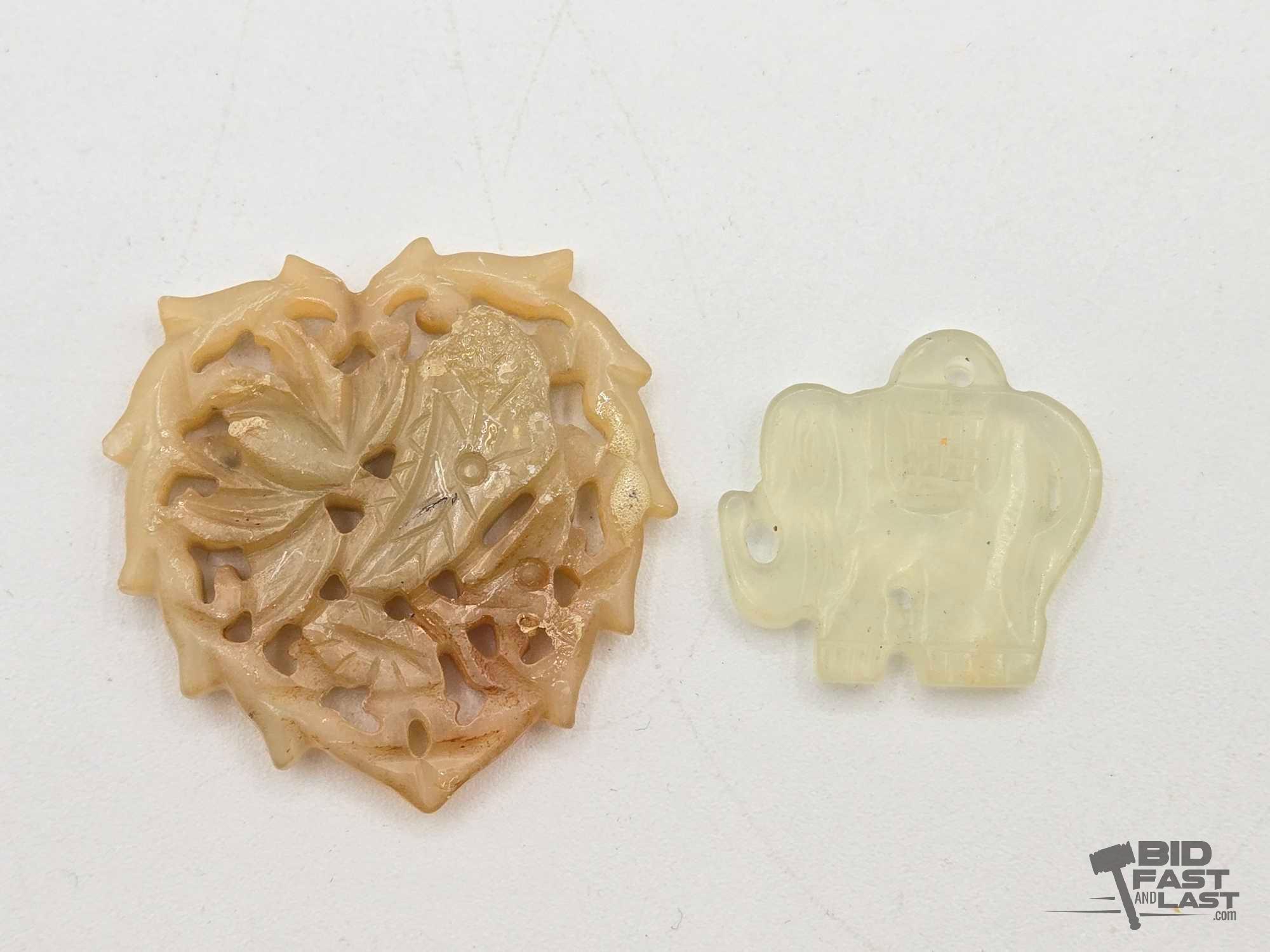 Jadeite Necklaces, Bangle and Pendants