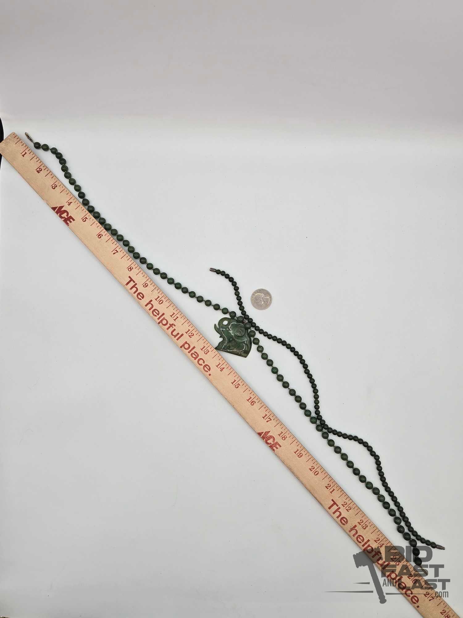Jadeite Necklaces, Bangle and Pendants