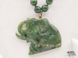 Jadeite Necklaces, Bangle and Pendants