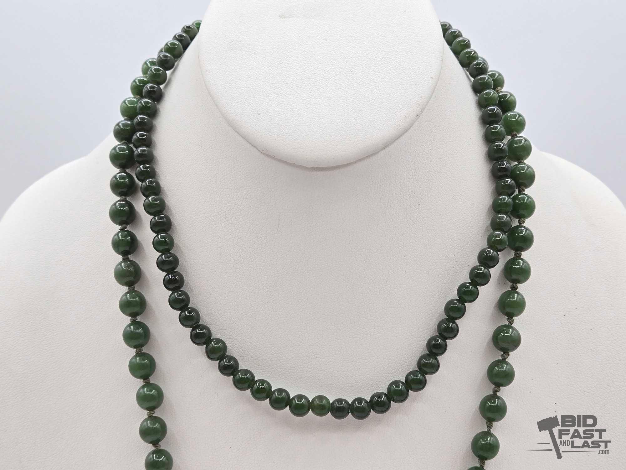 Jadeite Necklaces, Bangle and Pendants