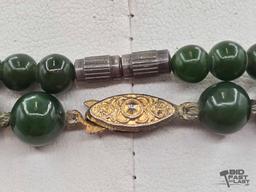 Jadeite Necklaces, Bangle and Pendants