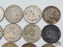 (22) $1 Dollar Coins