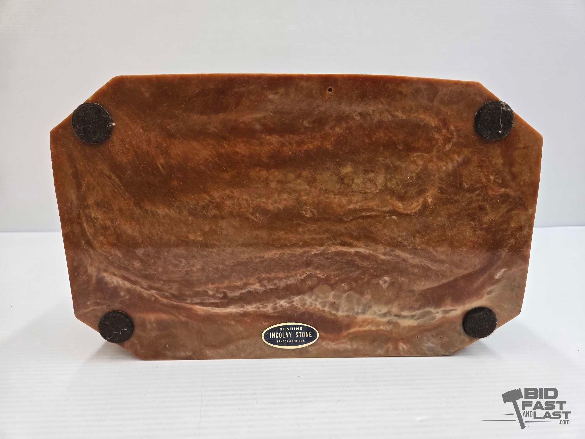 Engraved Tricket Box & Jewelry Box with Coin Tray