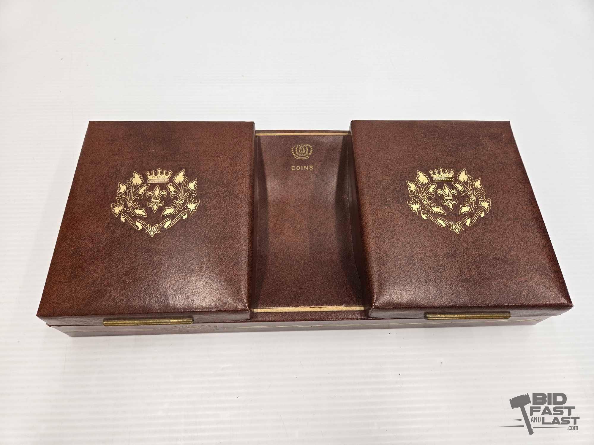 Engraved Tricket Box & Jewelry Box with Coin Tray